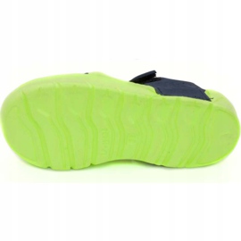 Zapatillas de piscina para niños Aqua-Speed ​​Noli, verde y azul marino col.84 3