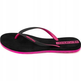 Zapatillas de piscina para mujer Aqua-speed Genoa col. 37 negro rosado 2