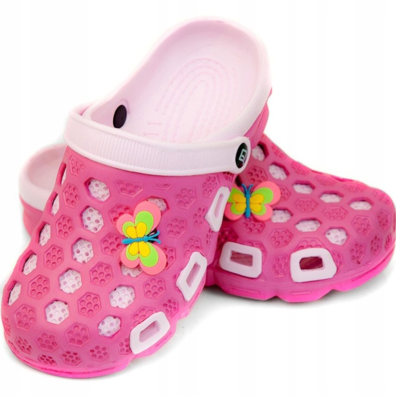 Pantuflas para niños Aqua-Speed ​​Hawaii rosas, col.03 rosado 1