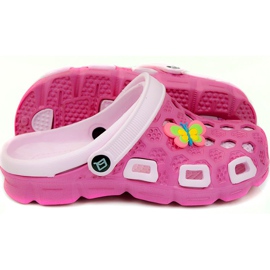 Pantuflas para niños Aqua-Speed ​​Hawaii rosas, col.03 rosado 2