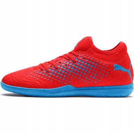Zapatillas de fútbol Puma Future 19.4 It rojo-azul 105549 01 multicolor 2