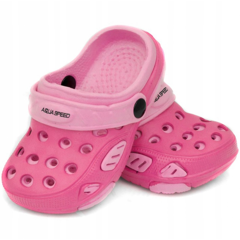 Chanclas de piscina para niños aqua-speed Lido col 03 rosa rosado 1