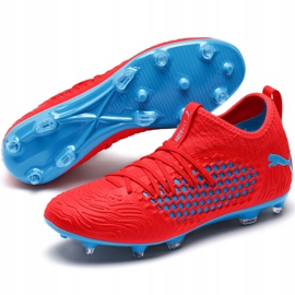 Botas de fútbol Puma Future 19.3 Netfit Fg Ag rojo-azul 105539 01 4