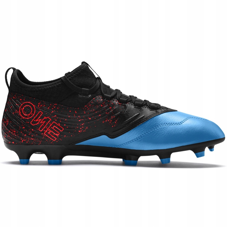 Botas de fútbol Puma One 19.3 Fg Ag negro-azul 105486 01 1