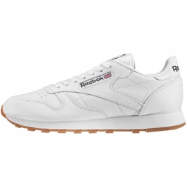 Zapatillas de hombres Reebok Cl Lthr blancas 49799 blanco 2