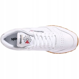 Zapatillas de hombres Reebok Cl Lthr blancas 49799 blanco 3