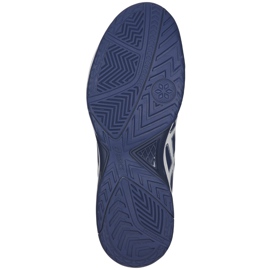 Zapatillas de voleibol Asics Gel-Task Mt B703Y-400 para hombre blanco, rojo, azul marino azul marino 4