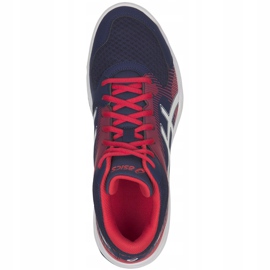 Zapatillas de voleibol Asics Gel-Task Mt B703Y-400 para hombre blanco, rojo, azul marino azul marino 2