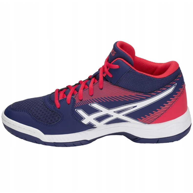 Zapatillas de voleibol Asics Gel-Task Mt B703Y-400 para hombre blanco, rojo, azul marino azul marino 1