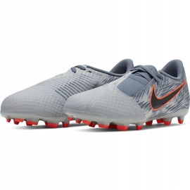 Zapatos de fútbol Nike Phanton Venom Academy Fg Jr AO0362 008 multicolor gris 3
