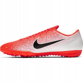 Zapatos de fútbol Nike Mercurial Vapor X 12 Academy Tf AH7384 801 multicolor blanco 2
