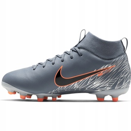 Zapatos de fútbol Nike Mercurial Superfly 6 Academy Mg Jr AH7337 408 multicolor gris 2
