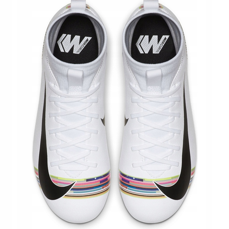Zapatos de fútbol Nike Mercurial Superfly 6 Academy Mg Jr AJ3111 109 multicolor blanco 1