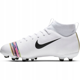 Zapatos de fútbol Nike Mercurial Superfly 6 Academy Mg Jr AJ3111 109 multicolor blanco 2