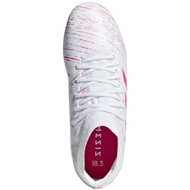 Botas de fútbol adidas Nemeziz 18.3 Fg Jr CM8506 multicolor blanco 1