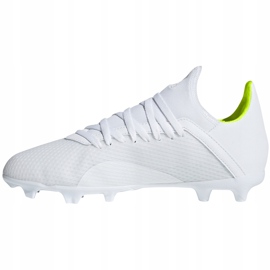 Botas de fútbol adidas X 18.3 Fg Jr BB9372 multicolor blanco 2