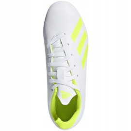 Botas de fútbol adidas X 18.4 FxG Jr BB9380 multicolor blanco 1