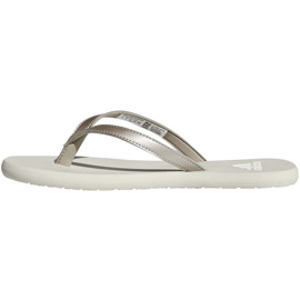 Zapatillas adidas mujer Eezay Flip Flop blancas F35034 gris 3