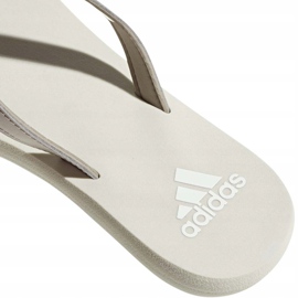Zapatillas adidas mujer Eezay Flip Flop blancas F35034 gris 5