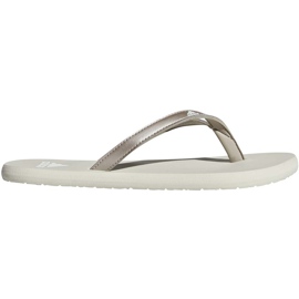 Zapatillas adidas mujer Eezay Flip Flop blancas F35034 gris 2