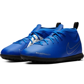 Zapatillas de fútbol Nike Phantom Vsn Club Df Tf Jr AO3294 400 multicolor azul 3