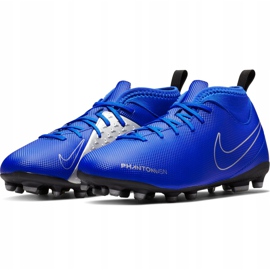 Zapatillas de fútbol Nike Phantom Vsn Club Df Fg Mg Jr AO3288 400 multicolor azul 3