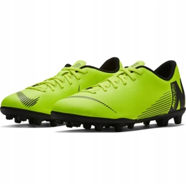 Calzado de fútbol Nike Mercurial Vapor 12 Club Mg Jr AH7350 701 multicolor verde 3