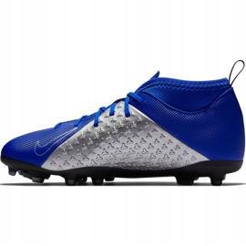 Zapatillas de fútbol Nike Phantom Vsn Club Df Fg Mg Jr AO3288 400 multicolor azul 2
