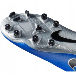 Zapatillas de fútbol Nike Phantom Vsn Academy Df FG / MG AO3258 400 multicolor azul 5