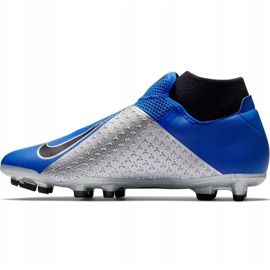 Zapatillas de fútbol Nike Phantom Vsn Academy Df FG / MG AO3258 400 multicolor azul 2