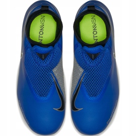 Zapatillas de fútbol Nike Phantom Vsn Academy Df FG / MG Jr AO3287 400 azul 1