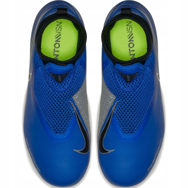 Zapatillas de fútbol Nike Phantom Vsn Academy Df FG / MG Jr AO3287 400 azul 1