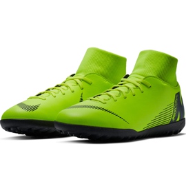 Zapatos de fútbol Nike Mercurial Superfly 6 Club Tf AH7372 701 multicolor verde 3