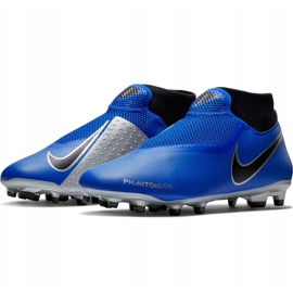 Zapatillas de fútbol Nike Phantom Vsn Academy Df FG / MG AO3258 400 multicolor azul 3
