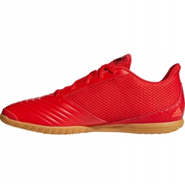 Botas de fútbol adidas Predator 19.4 In Sala red D97976 multicolor rojo 1