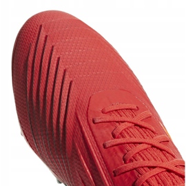 Botas de fútbol adidas Predator 19.2 Fg D97940 multicolor rojo 3