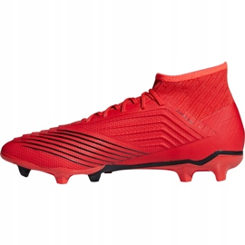 Botas de fútbol adidas Predator 19.2 Fg D97940 multicolor rojo 1