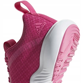 Zapatillas adidas FortaRun XK rosas para niños D96949 rosado 6
