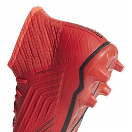 Botas de fútbol adidas Predator 19.2 Fg D97940 multicolor rojo 4