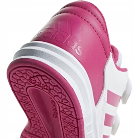 Adidas AltaSport Cf K zapatillas blancas y rosas para niños D96828 blanco rosado 4