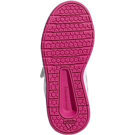 Adidas AltaSport Cf K zapatillas blancas y rosas para niños D96828 blanco rosado 6