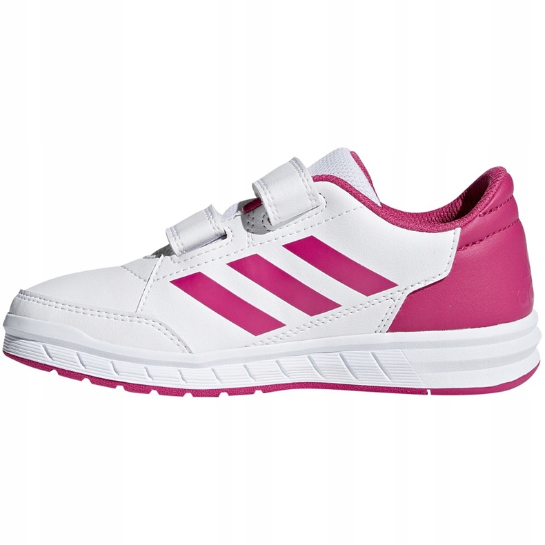 Adidas AltaSport Cf K zapatillas blancas y rosas para niños D96828 blanco rosado 1
