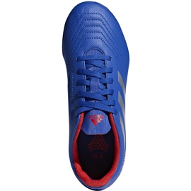 Botas de fútbol adidas Predator 19.4 Tf Jr azul CM8556 multicolor 2