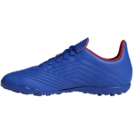 Botas de fútbol adidas Predator 19.4 Tf Jr azul CM8556 multicolor 1