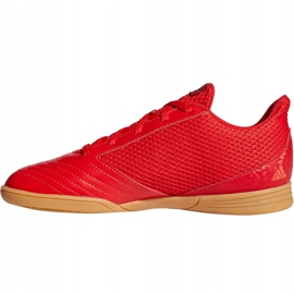Botas de fútbol adidas Predator 19.4 In Sala Jr CM8552 multicolor rojo 1