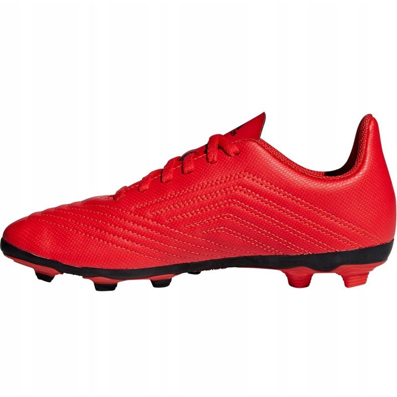 Botas de fútbol adidas Predator 19.4 FxG Jr CM8541 multicolor rojo 1