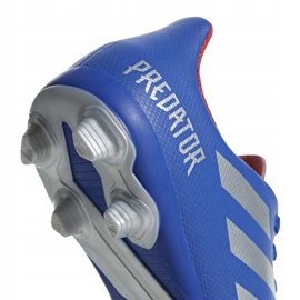 Botas de fútbol adidas Predator 19.4 FxG Jr azul CM8540 multicolor 4