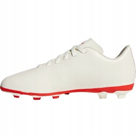 Botas de fútbol adidas Nemeziz 18.4 FxG Jr CM8510 multicolor blanco 2