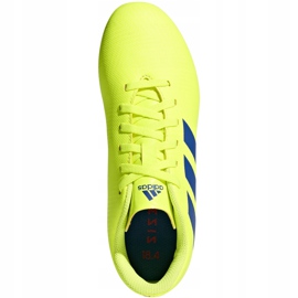 Botas de fútbol adidas Nemeziz 18.4 FxG Jr amarillo azul CM8509 multicolor 1