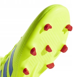Botas de fútbol adidas Nemeziz 18.3 Fg amarillo azul BB9438 multicolor 5